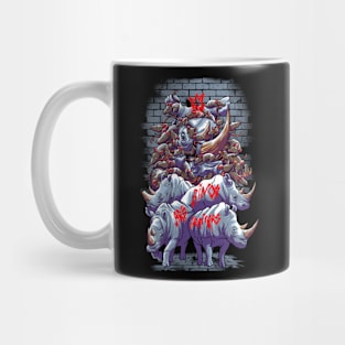 rhino rat Mug